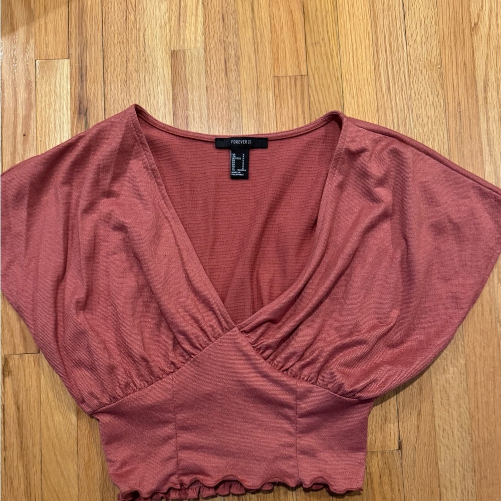 Forever 21 Dolman Sleeve Crop top